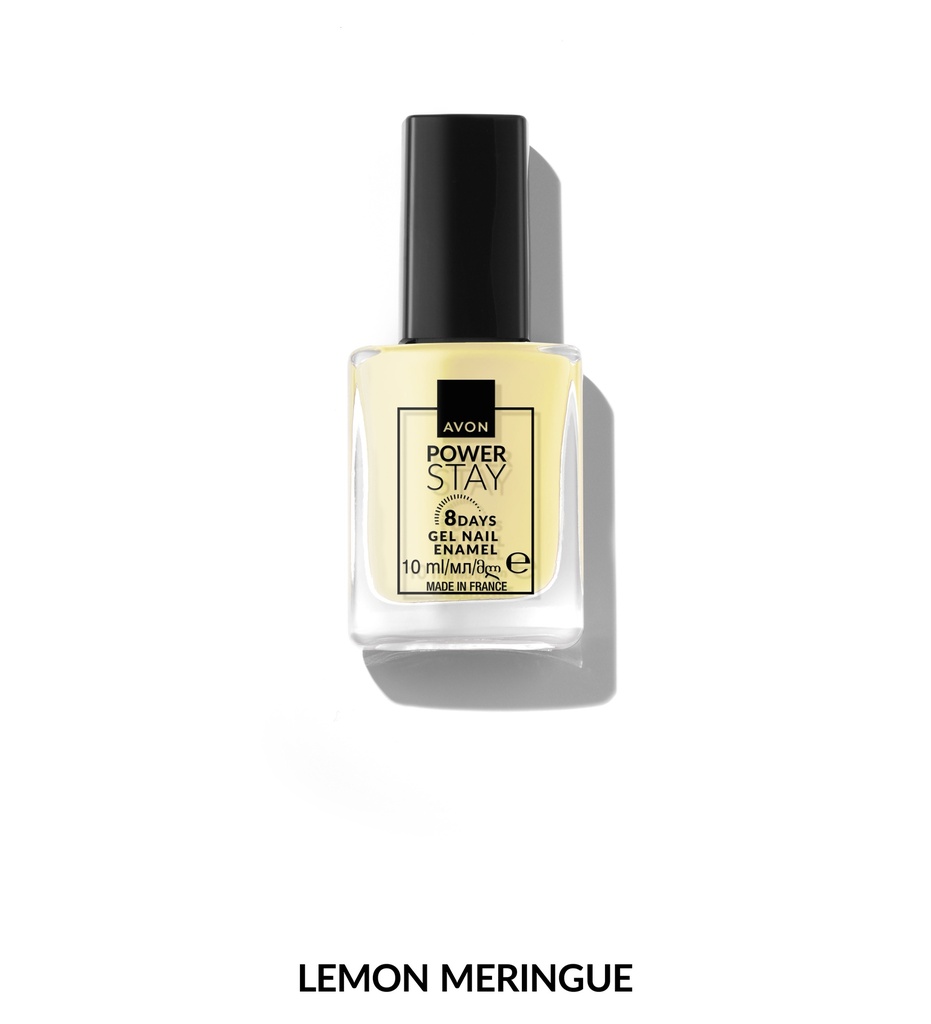 AVON POWER STAY GEL NAIL -  LEMON MERINGUE