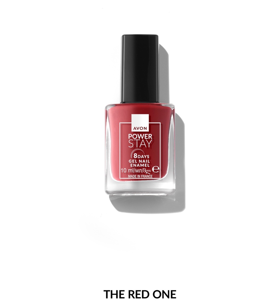 AVON POWER STAY GEL NAIL -  THE RED ONE