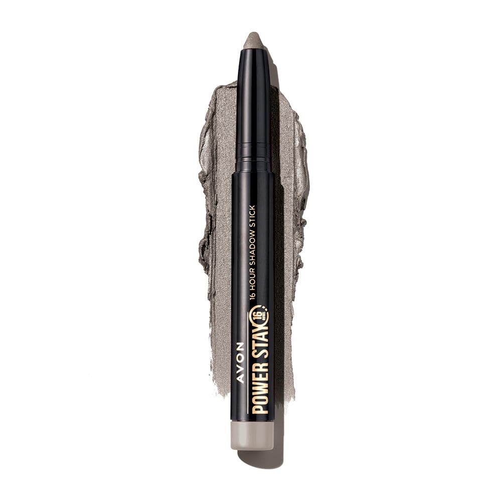 AVON POWER STAY SHADOW STICK -  COOL SILVER	