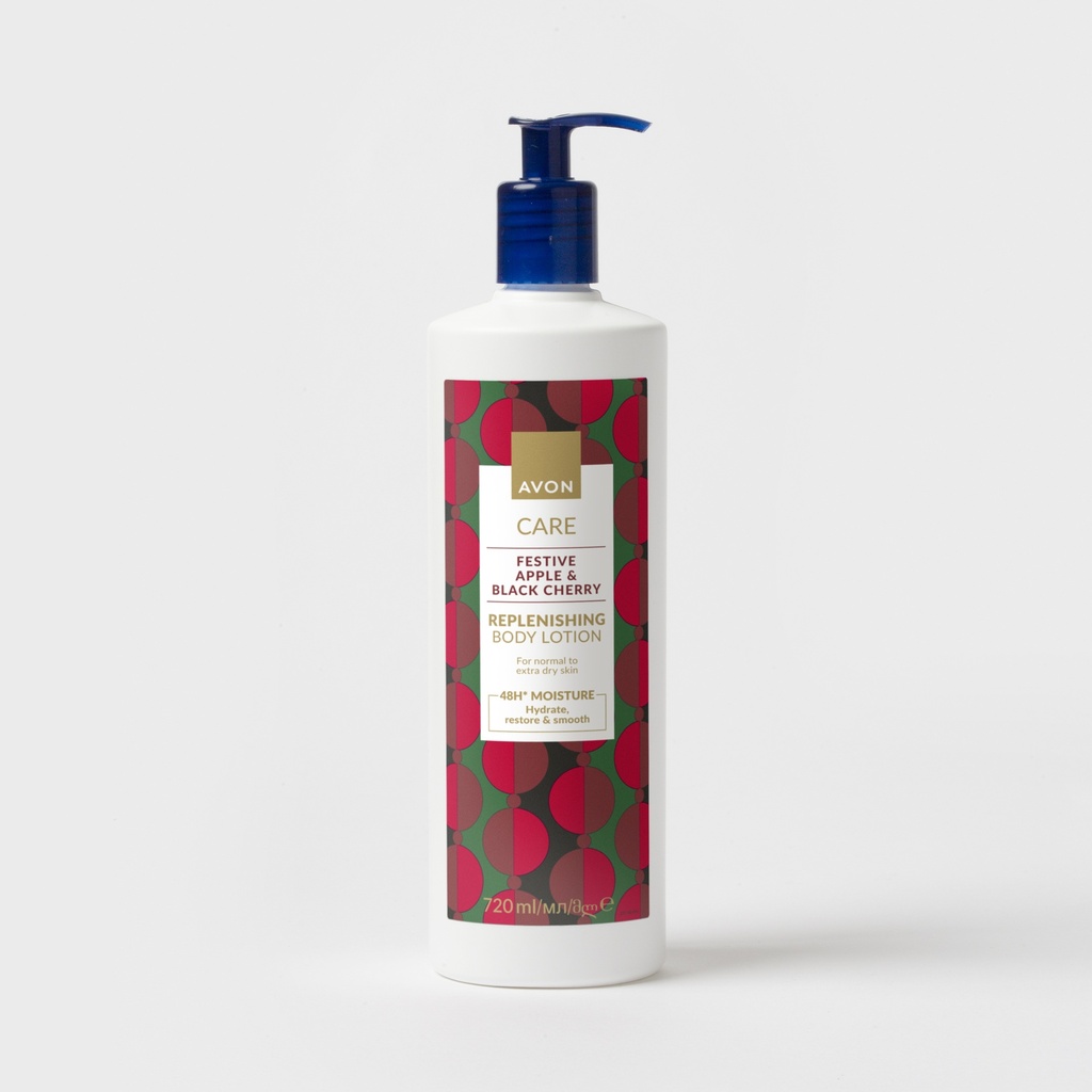 Avon Festive Apple and Black Cherry Deco Body Lotion 720ml
