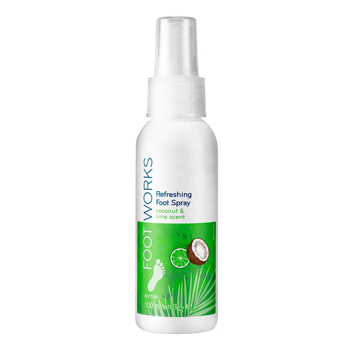 FOOTWORKS COCONUT & LIME FOOT SPRAY 100ML