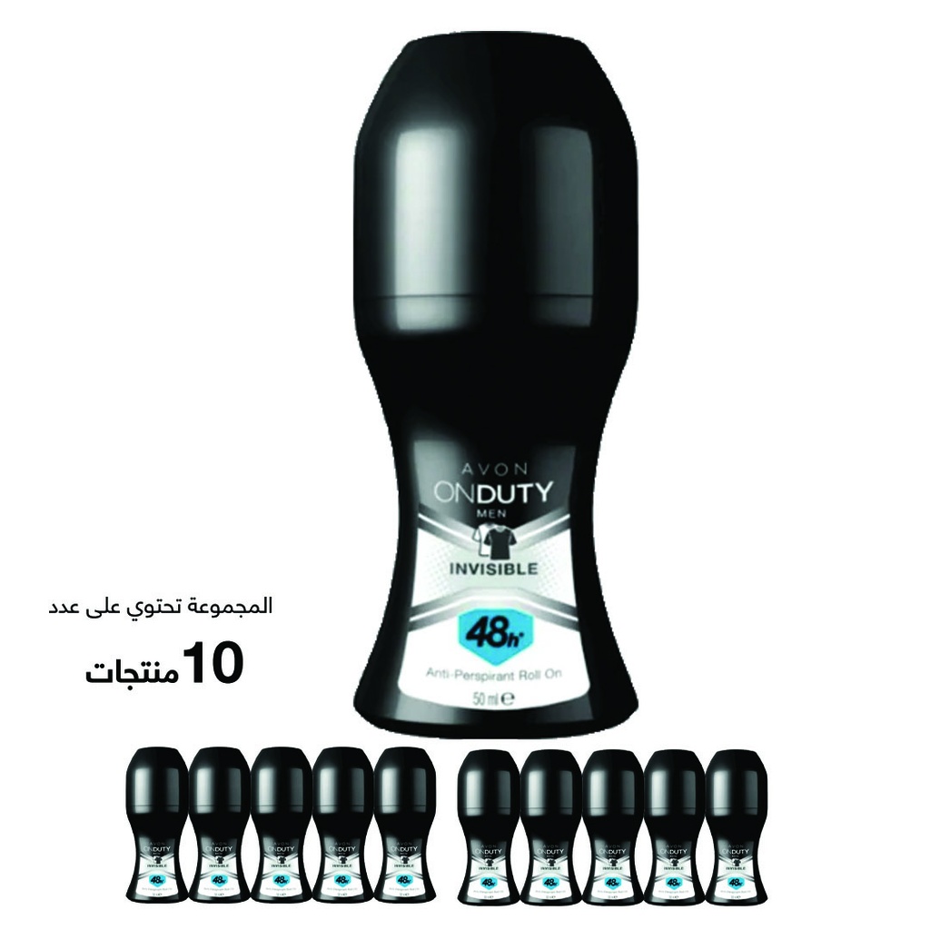 عرض النجمات مزيل عرق اون ديوتي انفيزيبيل للرجال بالسعر الصافي