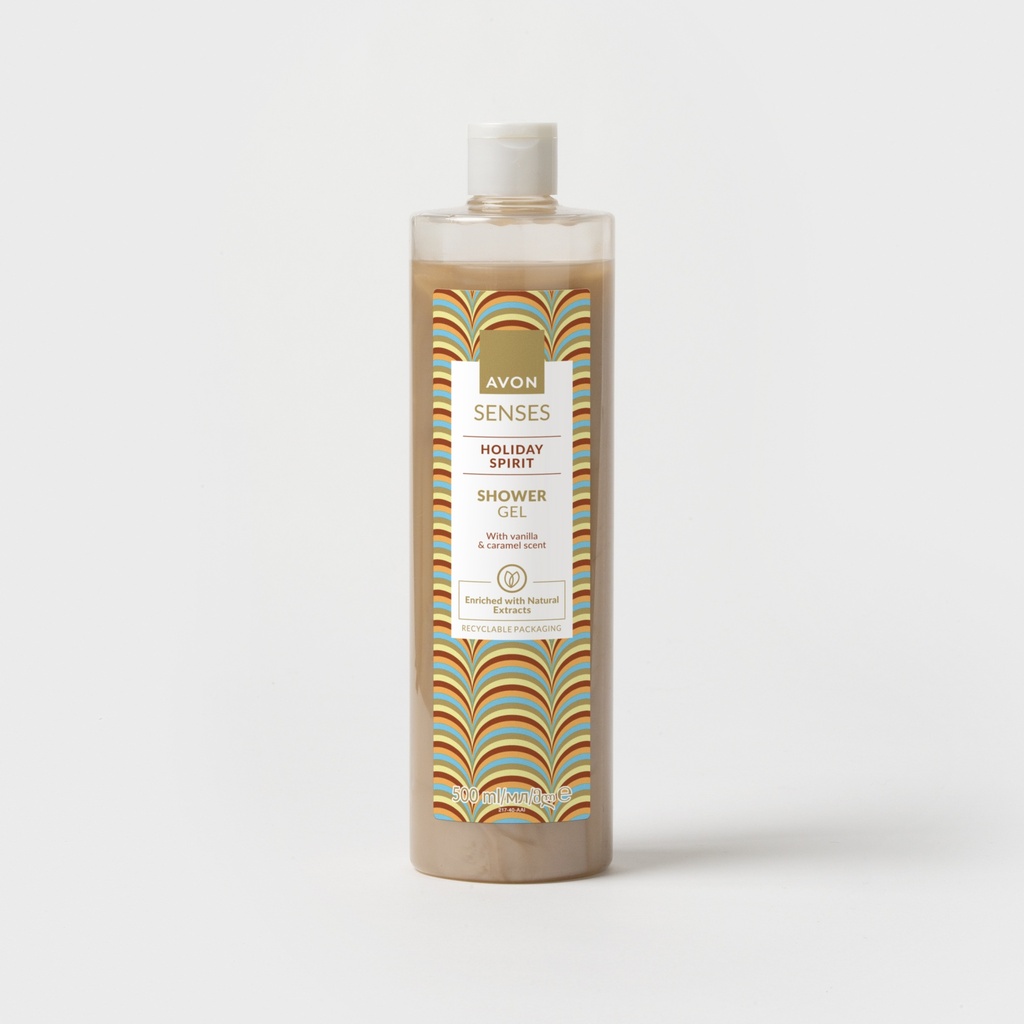 SENSES Christmas Spirit Caramel, Almond & Vanilla Shower Gel 250ml