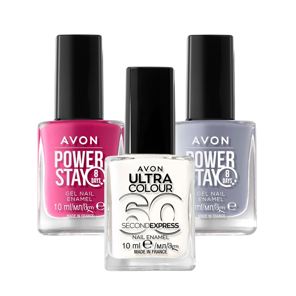 PACK OFFER AVON NAIL ENAMEL GEL SHINE C08 2025