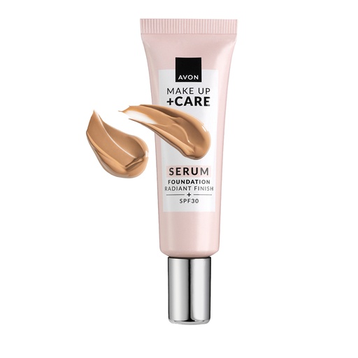 [1550761] AVON MAKEUP AND CARE RADIANT SERUM FOUNDATION - 228G - NUDE