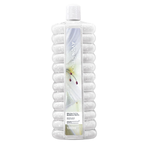 [1566116] SENSES WHITE LILY BUBBLE BATH 1000ML