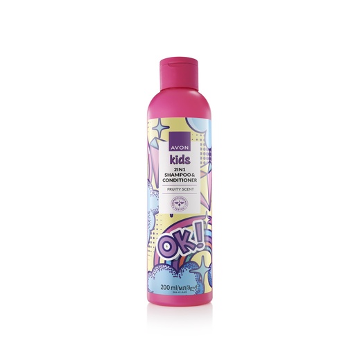 [1550725] AVON KIDS FRUITY SCENT  2IN1 SHAMPOO & CONDITIONER 200ML