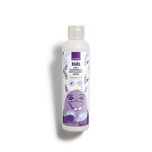 [1550724] AVON KIDS LITTLE MONSTER GOOD NIGHT LAVENDER BATH & BODY WASH