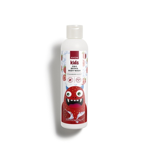 [1550602] AVON KIDS LITTLE MONSTER STRAWBERRY BATH & BODY WASH 200ML