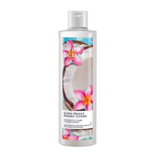 [1463552] AVON SENSES ALOHA MONOI SHOWER CRÈME 250ML 