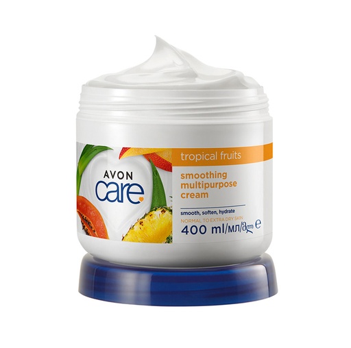 [1531601] Avon Care Tropical Fruits Smoothing Multipurpose Cream 400ml