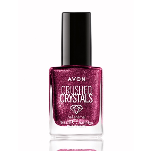 [1537792] Avon Crushed Crystals Nail Enamel Opulent Crimson