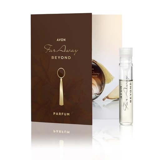 [1533347] Avon Far Away Beyond Parfum Dipstick on Card
