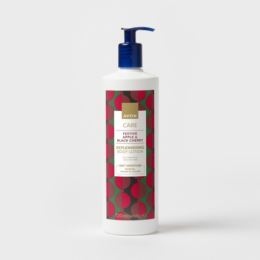 [1549097] Avon Festive Apple and Black Cherry Deco Body Lotion 720ml