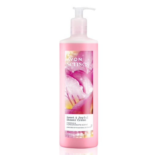 [1527583] Avon Senses Sweet and Joyful Shower Cream 720ml