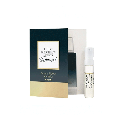 [1532440] Avon TTA the Moment for Him Eu De Toilette Dipstick on Card