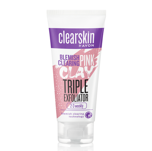 [1497410] CLEARSKIN BLEMISH CLEARING PINK CLAY TRIPLE EXFOLIATOR