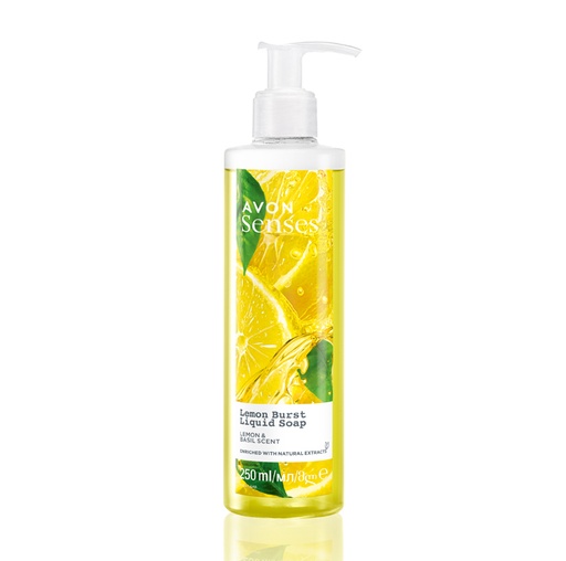 [1530804] Senses Lemon Burst Liquid Soap 250 ML