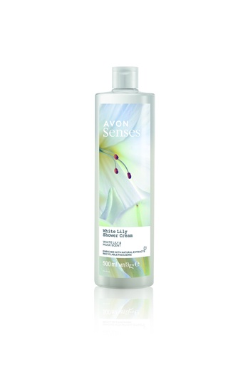 [982] AVON SENSES WHITE LILY SHOWER GEL 500ML