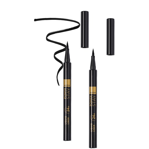 [2652] PACK OFFER Avon Powerstay Liquid Liner - Blackest Black C09 2025