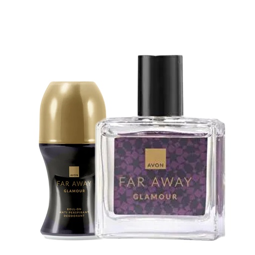 [1396] pack offer FAR AWAY GLAMOUR 30ML C12 2025