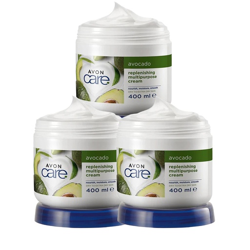 [1104] Pack Offer AVON CARE SUPERFOOD AVOCADO  Multipurpose Cream 400ml C09 2025