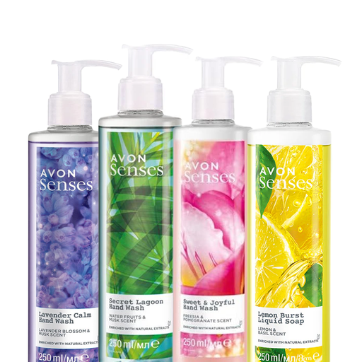 [2873] عبوة عرض صابون لليدين 250 مل مختلفة