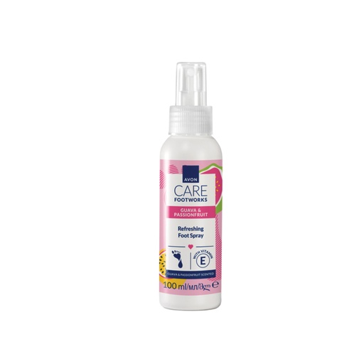 [1566421] FOOTWORKS PASSION FRUIT AND GUAVA FOOT SPRAY 100ML GLOBAL-