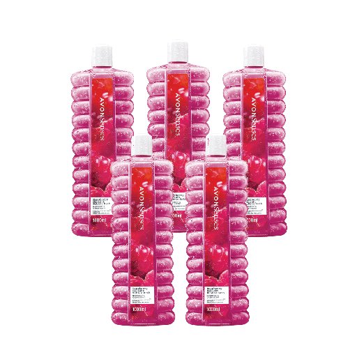 [2055] PACK OFFER SENSES RASPBERRY DELIGHT BUBBLE BATH 1000ML C12 2025