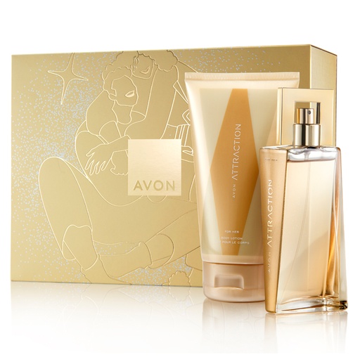 [1524986] ATTRACTION FOR HER 2PC GIFTSET (EDP 50ml + BODY LOTION 150ml)