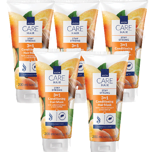 [4316] Star Offer Avon Care Hair 3 in1 Hair Mask with Apricot & Shea 200 ml (Net Price) C03 2026